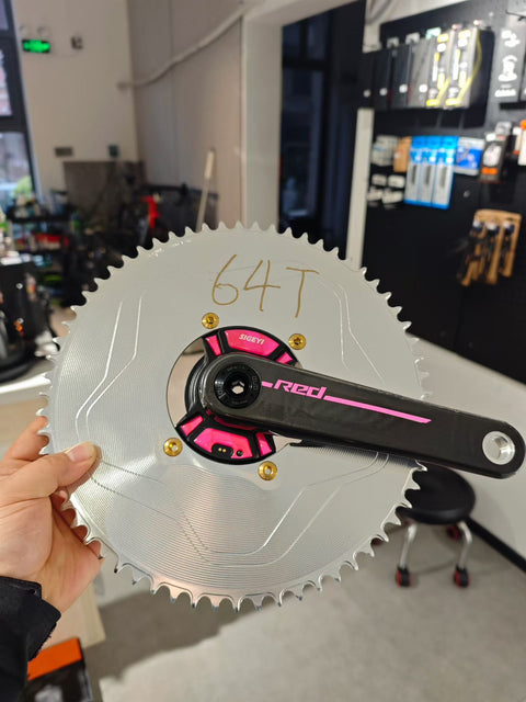 PASS QUEST X110BCD High strength AERO STAR Narrow Wide Chainring 56-66T