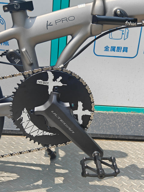 SHIMANO 1X 110BCD (4-bolt ) Checkerboard/Devil smiley Narrow Wide Chainring