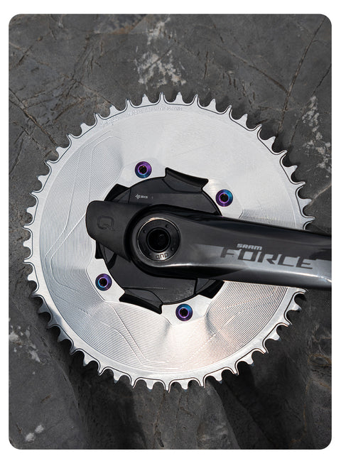 PASS QUEST SPRILL F107BCD 3mm offset AXS (4-bolt AERO) Round  Narrow Wide Chainring（副本）