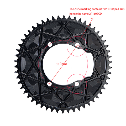SHIMANO R9200 R8100 R7100 110BCD High strength AERO Narrow Wide Chainring 54-66T