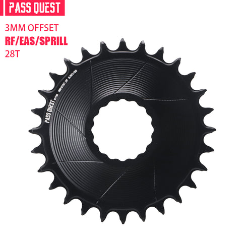 RACE FACE (3mm offset ) AERO Round Narrow Wide Chainring 28-38T