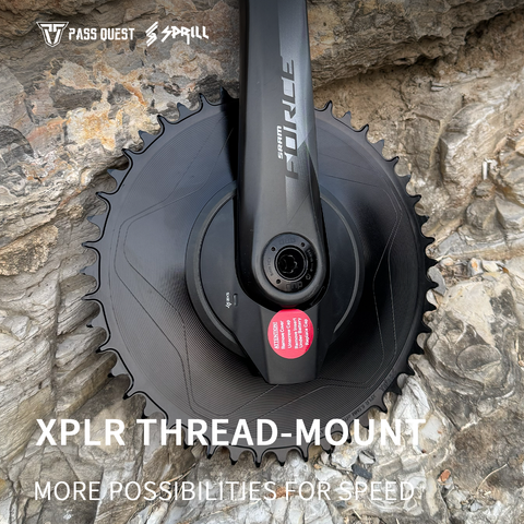 PASS QUEST XPLR thread-mount AXS 12/13s Narrow Wide Chainring 30-62T