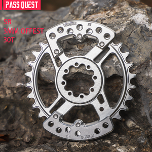 PASS QUEST new XX Eagle 8-nail specification narrow wide tooth belt guard plate for FORCE mount cranks
