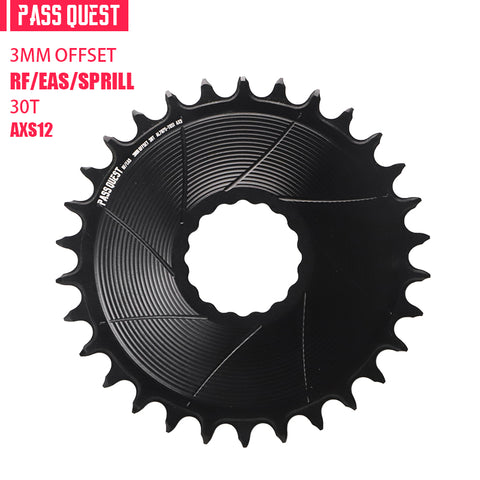 RACE FACE (3mm offset ) AXS AERO Round Narrow Wide Chainring 28-38T