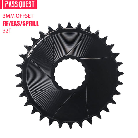 RACE FACE (3mm offset ) AERO Round Narrow Wide Chainring 28-38T