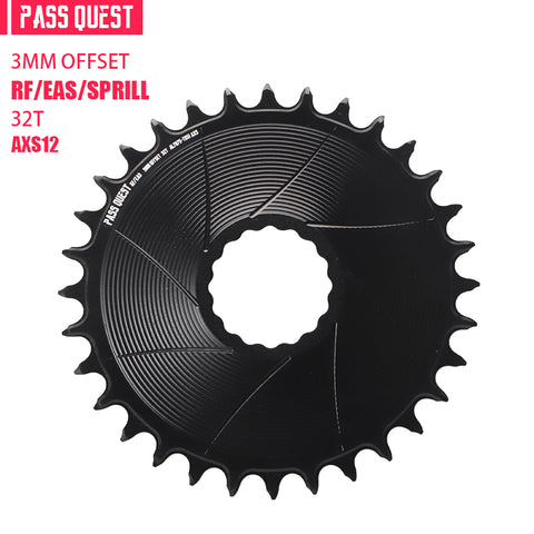 RACE FACE (3mm offset ) AXS AERO Round Narrow Wide Chainring 28-38T