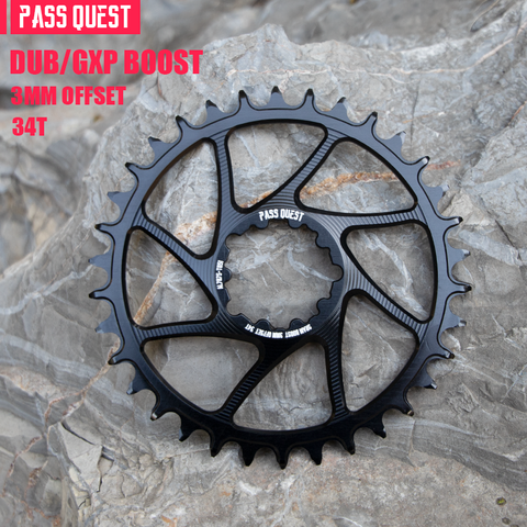 オベサス SRAM 3 Bolt (3mm offset) Round Hollow Narrow Wide Chainring – PASS