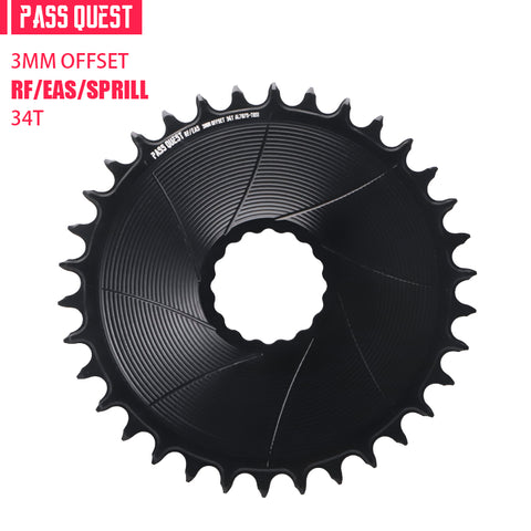 RACE FACE (3mm offset ) AERO Round Narrow Wide Chainring 28-38T