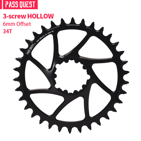 SRAM GXP/DUB (6mm offset) Round Narrow Wide Chainring