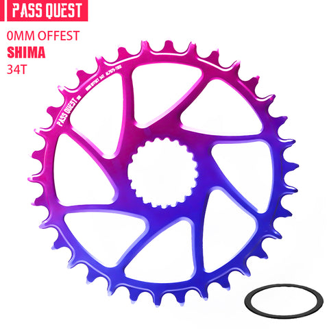 SHIMANO (0mm offset) Round Narrow Wide Chainring