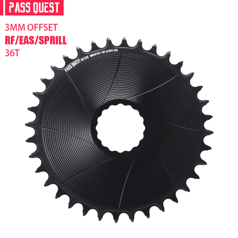 RACE FACE (3mm offset ) AERO Round Narrow Wide Chainring 28-38T