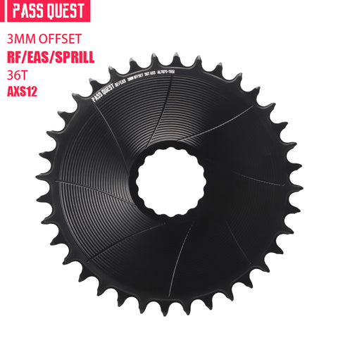 RACE FACE (3mm offset ) AXS AERO Round Narrow Wide Chainring 28-38T