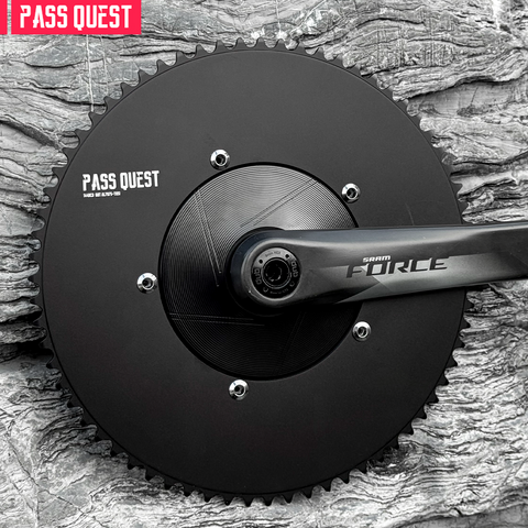 PASS QUEST 144 BCD 1/8" Fixie Single Speed BMX Track Chainring 42-70T