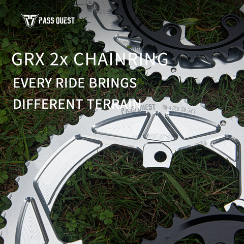 SHIMANO 2X GRX 110BCD Sprocket Crankshaft set Gravel bike 11-12S