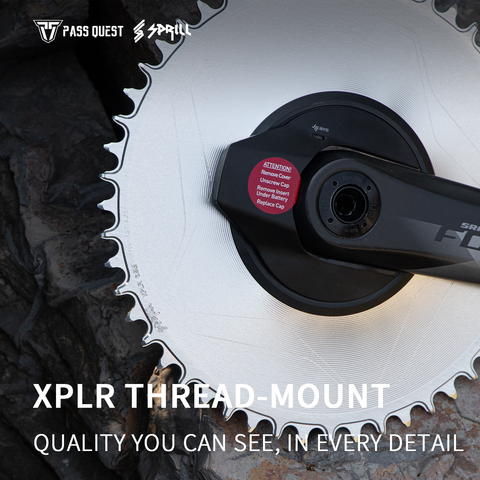 PASS QUEST XPLR thread-mount AXS 12/13s Narrow Wide Chainring 30-62T