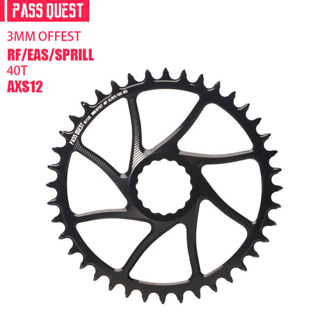 RACE FACE (3mm offset ) AXS Round Narrow Wide Chainring 40-54T