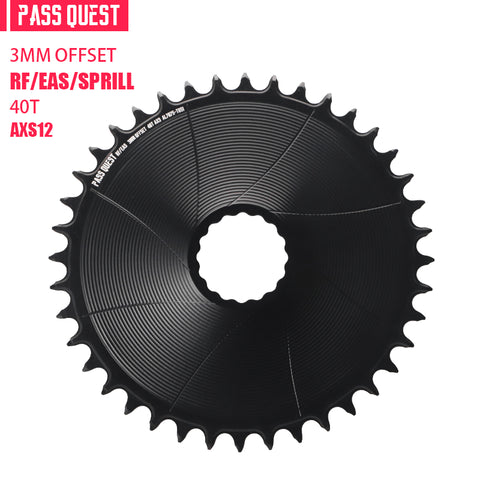 RACE FACE (3mm offset ) AXS AERO Round Narrow Wide Chainring 40-56T