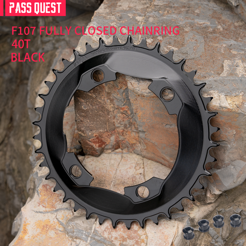 PASS QUEST SPRILL F107BCD 3mm offset AXS (4-bolt AERO) Round  Narrow Wide Chainring（副本）