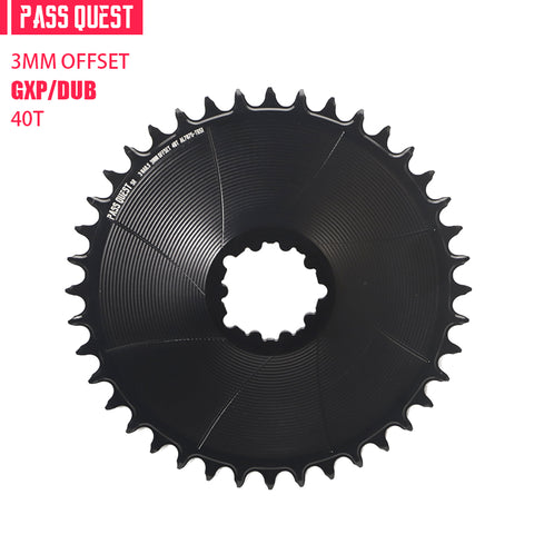 SRAM 3 Bolt (3mm offset) AERO GRAVEL/ROAD Narrow Wide Chainring 40-56T
