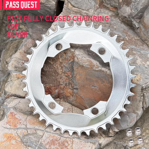 PASS QUEST SPRILL F107BCD 3mm offset AXS (4-bolt AERO) Round  Narrow Wide Chainring（副本）