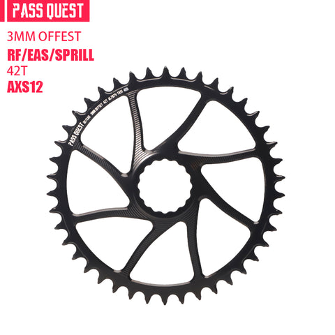 RACE FACE (3mm offset ) AXS Round Narrow Wide Chainring 40-54T