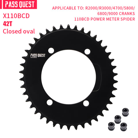 SHIMANO X110BCD (4-bolt AERO) Oval/ Round  Narrow Wide Chainring