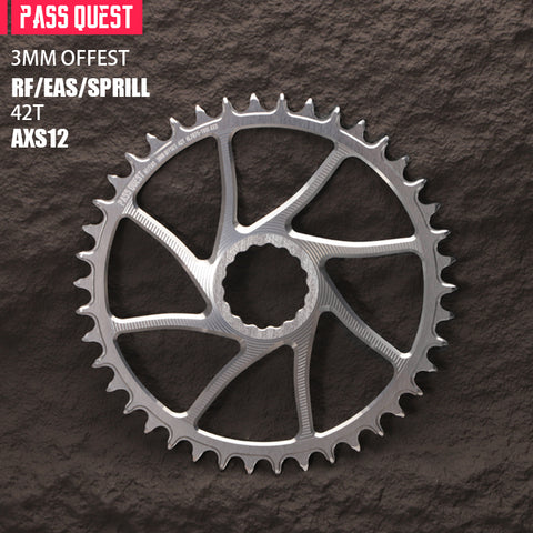 RACE FACE (3mm offset ) AXS Round Narrow Wide Chainring 40-54T