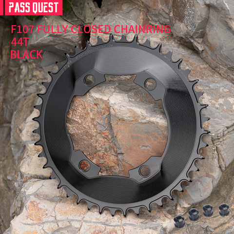 PASS QUEST SPRILL F107BCD 3mm offset AXS (4-bolt AERO) Round  Narrow Wide Chainring（副本）