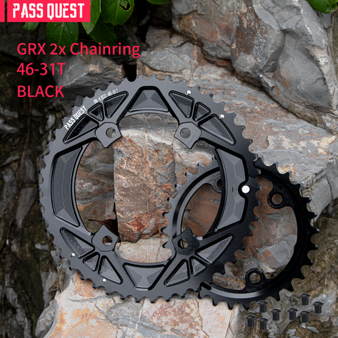 SHIMANO 2X GRX 110BCD Sprocket Crankshaft set Gravel bike 11-12S