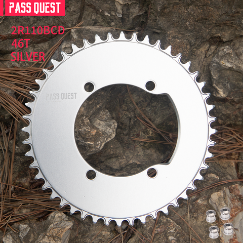 SHIMANO 110BCD Universal AERO Round Narrow Wide Chainring 44-60T