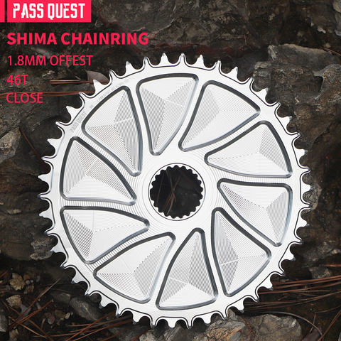 SHIMANO (1.8mm offset) GRAVEL/ROAD Narrow Wide Chainring 40-48T