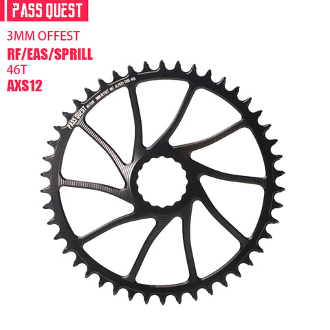 RACE FACE (3mm offset ) AXS Round Narrow Wide Chainring 40-54T