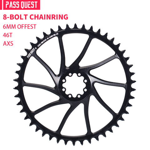 SRAM 8 Bolt (6mm offset) Hollow Round XX SL Narrow Wide Chainring 38-46T