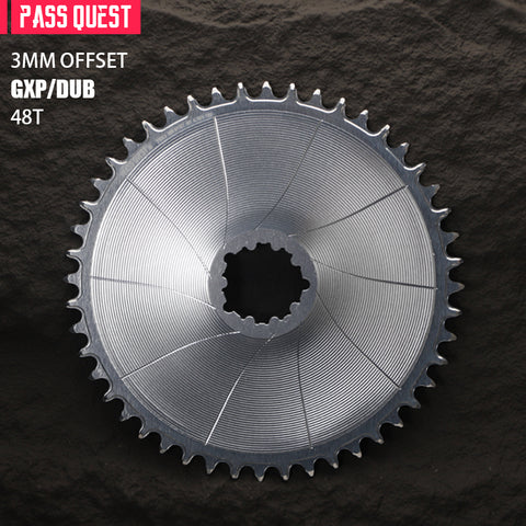 SRAM 3 Bolt (3mm offset) AERO GRAVEL/ROAD Narrow Wide Chainring 40-56T