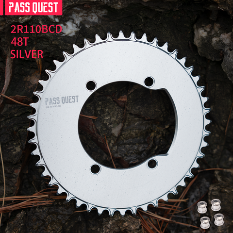 SHIMANO 110BCD Universal AERO Round Narrow Wide Chainring 44-60T