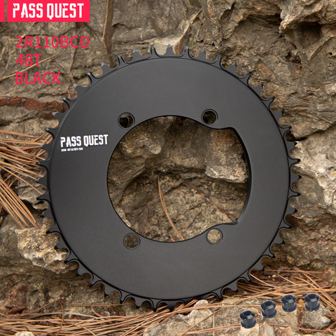 SHIMANO 110BCD Universal AERO Round Narrow Wide Chainring 44-60T