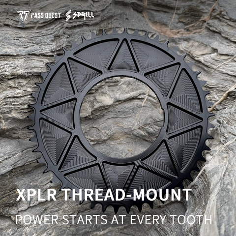 PASS QUEST XPLR thread-mount AXS 12/13s Narrow Wide Chainring 30-62T