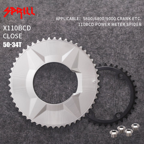 PASS QUEST SPRILL X110BCD-3S Déport 3mm (4-vis AERO) Plateau Rond Narrow Wide