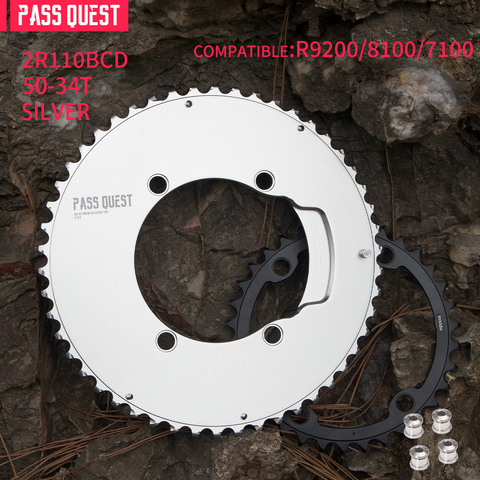 SHIMANO 2X R9200 R8100 110BCD Standard closed Road bike Gravel bike 11-12s New