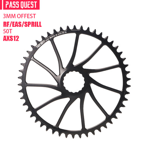 RACE FACE (3mm offset ) AXS Round Narrow Wide Chainring 40-54T