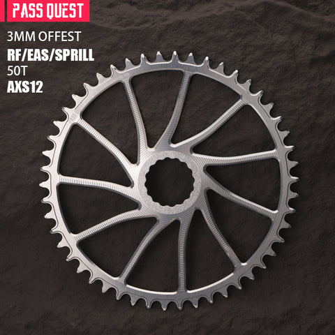 RACE FACE (3mm offset ) AXS Round Narrow Wide Chainring 40-54T