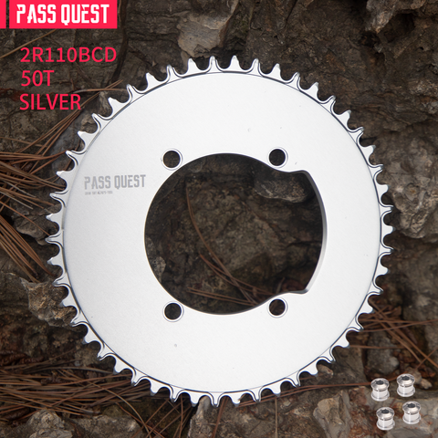 SHIMANO 110BCD Universal AERO Round Narrow Wide Chainring 44-60T
