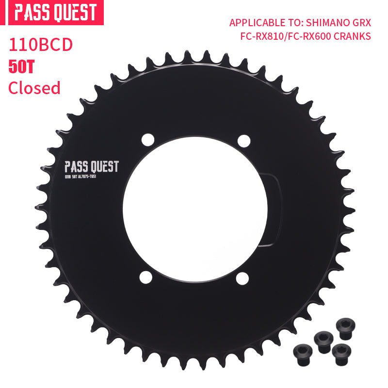 SHIMANO GRX 110 BCD AERO Narrow Wide Chainring – PASS QUEST