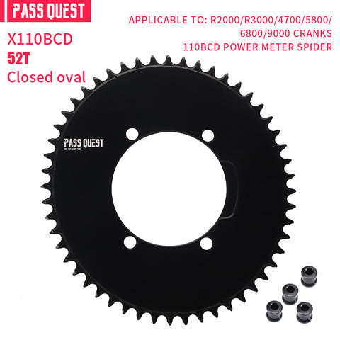 SHIMANO X110BCD (4-bolt AERO) Oval/ Round  Narrow Wide Chainring