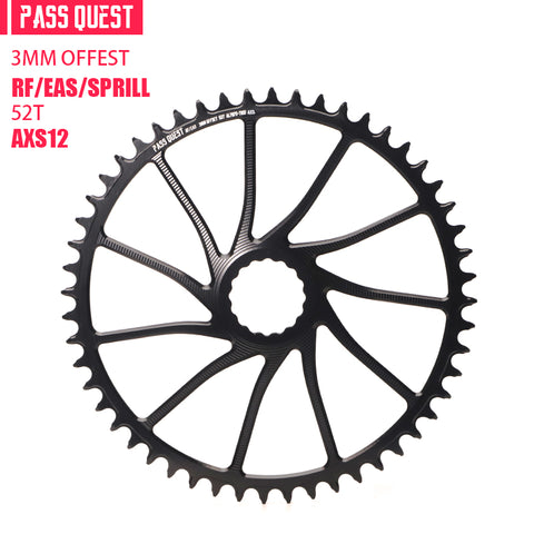 RACE FACE (3mm offset ) AXS Round Narrow Wide Chainring 40-54T