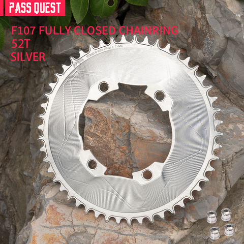 PASS QUEST SPRILL F107BCD 3mm offset AXS (4-bolt AERO) Round  Narrow Wide Chainring（副本）