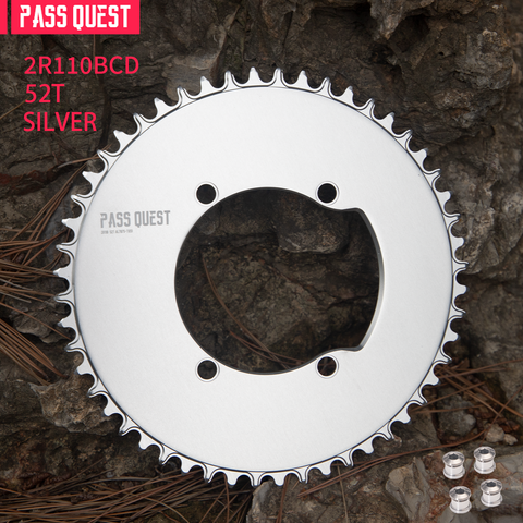 SHIMANO 110BCD Universal AERO Round Narrow Wide Chainring 44-60T