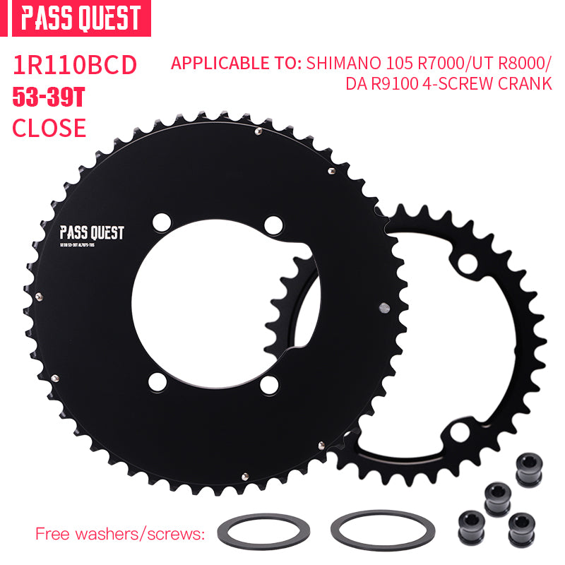 SHIMANO 2X R8000 R7000 R9100 110BCD Standard closed Road bike