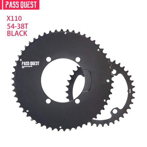 PASS QUEST 2X X110BCD Sprocket AERO Road bike Gravel bike 11-12s