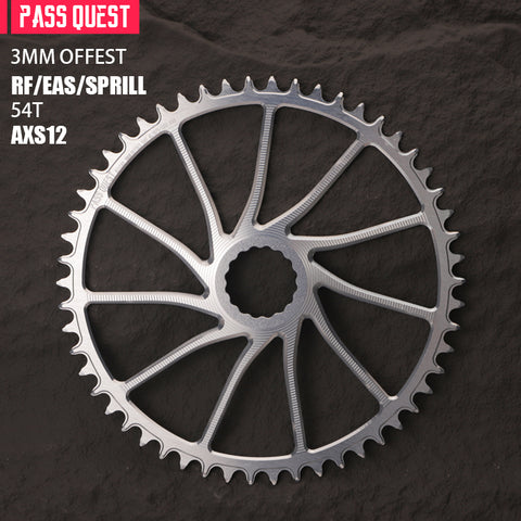 RACE FACE (3mm offset ) AXS Round Narrow Wide Chainring 40-54T